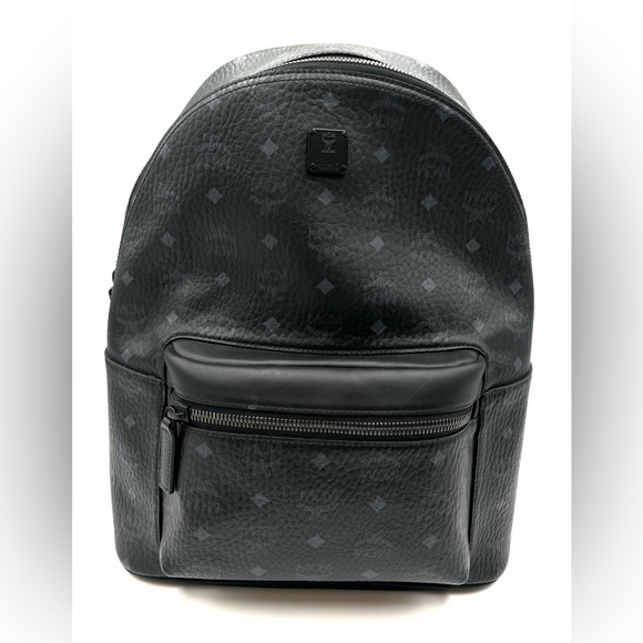 MCM Stark Monogram Logo Backpack - Picture 5 of 8